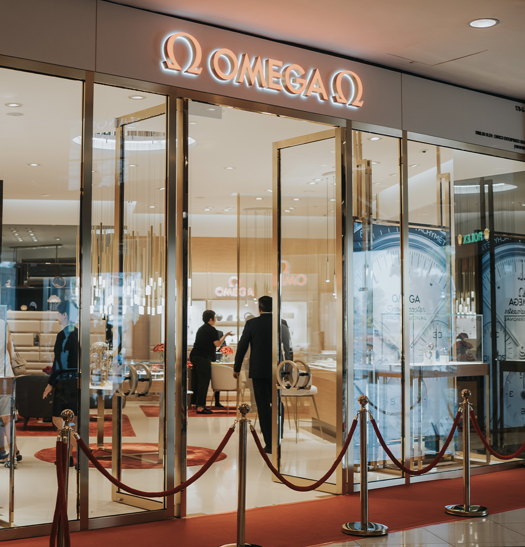 Unveiling the redesigned OMEGA Boutique in Gurney Plaza